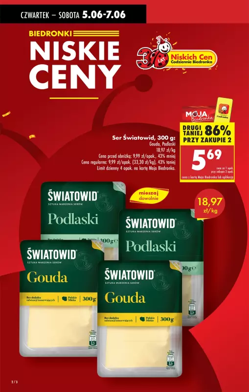 Biedronka - gazetka promocyjna Od czwartku   - strona 2