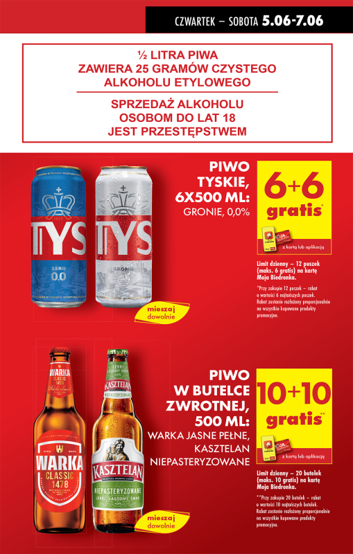 Biedronka - gazetka promocyjna Od czwartku, Z ladą tradycyjną od czwartku 05.06 do środy 11.06 - strona 13