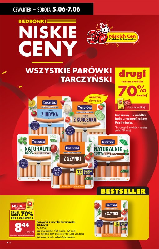 Biedronka - gazetka promocyjna Od czwartku, Z ladą tradycyjną od czwartku 05.06 do środy 11.06 - strona 6