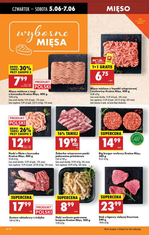Biedronka - gazetka promocyjna Od czwartku, Z ladą tradycyjną od czwartku 05.06 do środy 11.06 - strona 30
