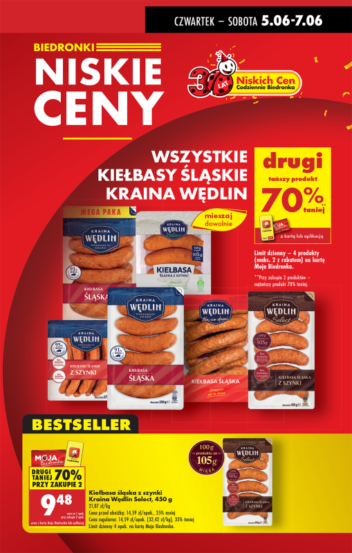 Biedronka - gazetka promocyjna Od czwartku, Z ladą tradycyjną od czwartku 05.06 do środy 11.06 - strona 7