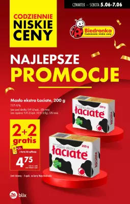 Biedronka - gazetka promocyjna Najlepsze promocje! od czwartku 05.06 do soboty 07.06