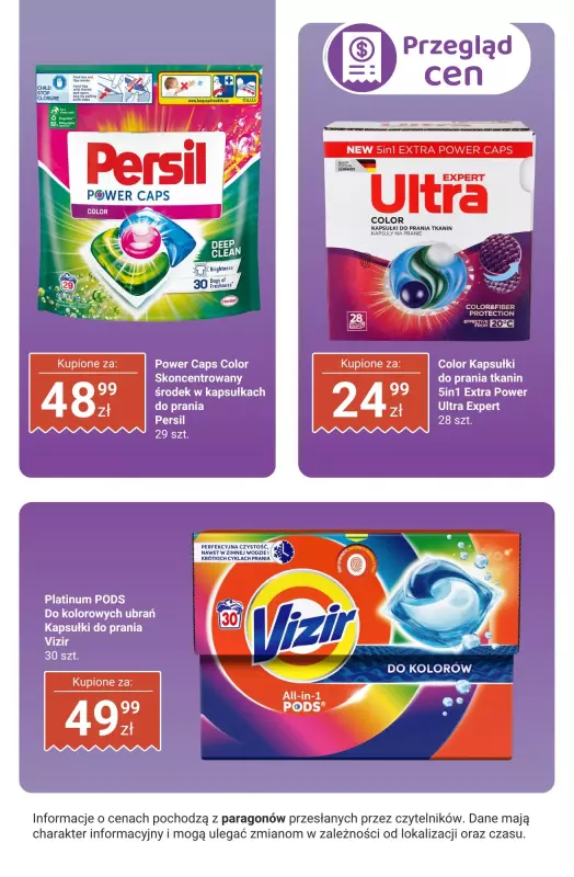 Biedronka - gazetka promocyjna Chemia domowa - przegląd cen   - strona 3