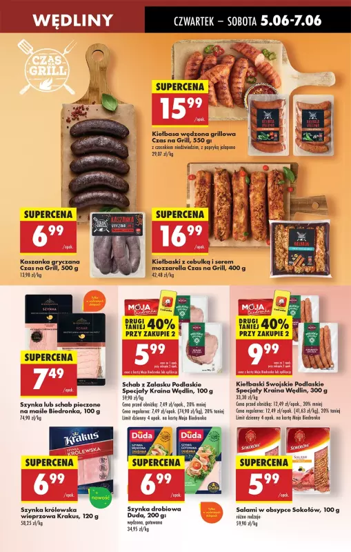 Biedronka - gazetka promocyjna Od czwartku, Z ladą tradycyjną od czwartku 05.06 do środy 11.06 - strona 49