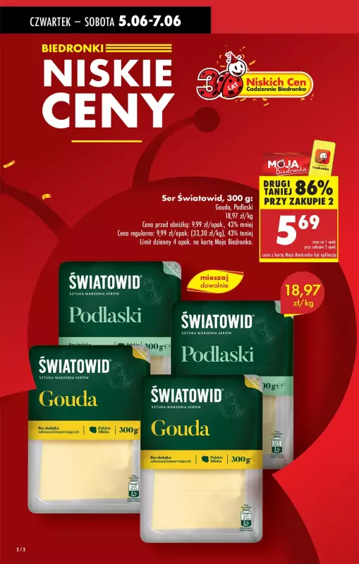 Biedronka - gazetka promocyjna Od czwartku, Z ladą tradycyjną od czwartku 05.06 do środy 11.06 - strona 4