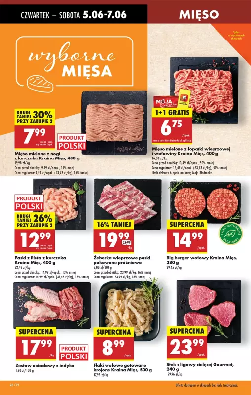 Biedronka - gazetka promocyjna Od czwartku, Z ladą tradycyjną od czwartku 05.06 do środy 11.06 - strona 32