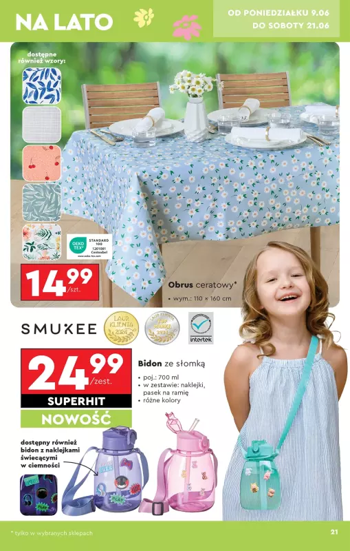 Biedronka - gazetka promocyjna Okazje tygodnia od 07.06 od soboty 07.06 do środy 25.06 - strona 21