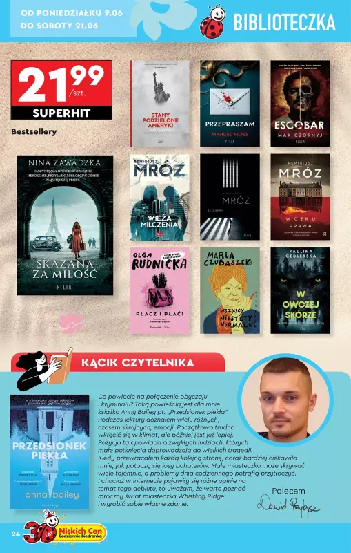 Biedronka - gazetka promocyjna Okazje tygodnia od 07.06 od soboty 07.06 do środy 25.06 - strona 24