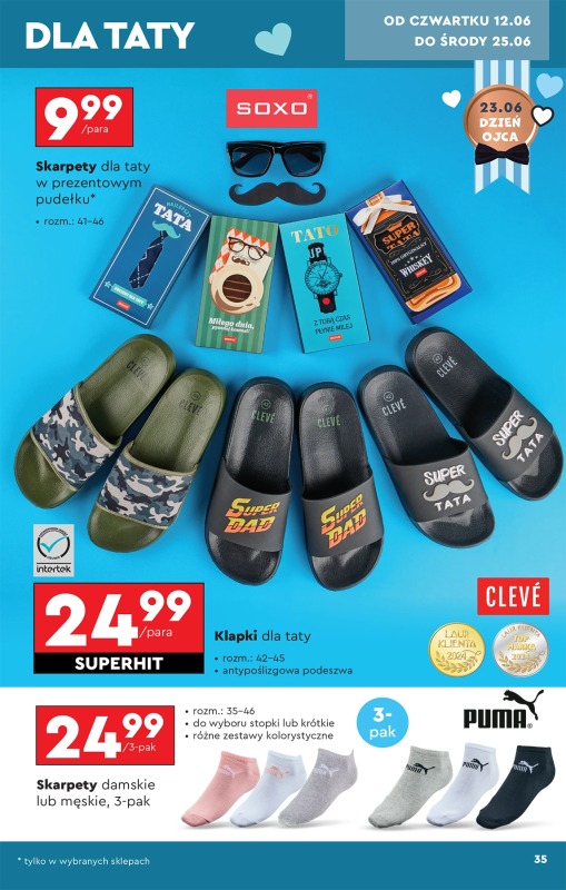 Biedronka - gazetka promocyjna Okazje tygodnia od 07.06 od soboty 07.06 do środy 25.06 - strona 35