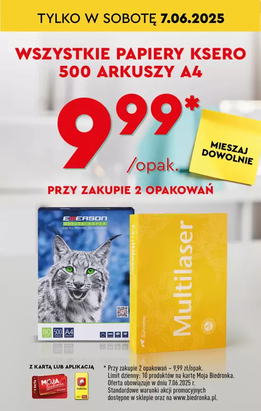 Biedronka - gazetka promocyjna Najtańsza sobota od soboty 07.06 do soboty 07.06 - strona 4