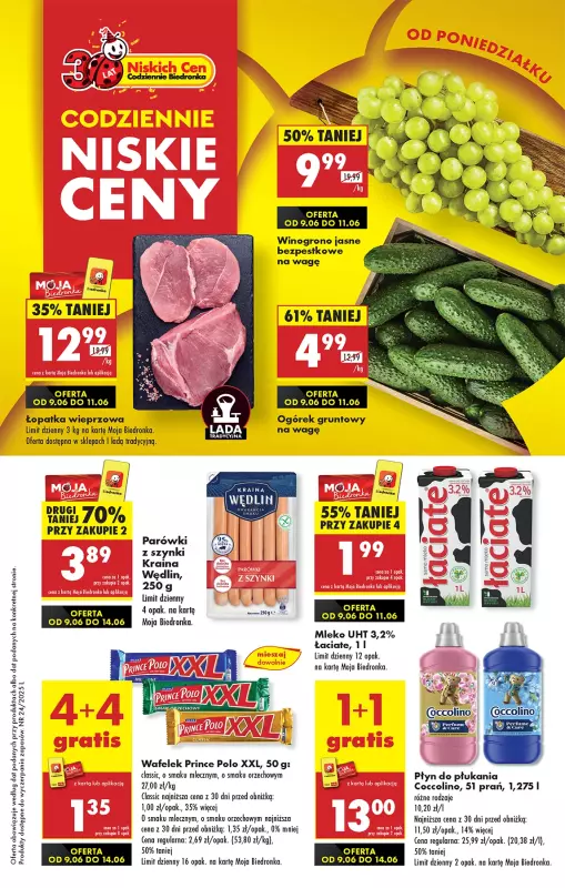 Biedronka - gazetka promocyjna Od poniedziałku, Z ladą tradycyjną od poniedziałku 09.06 do niedzieli 15.06
