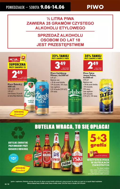 Biedronka - gazetka promocyjna Od poniedziałku, Z ladą tradycyjną od poniedziałku 09.06 do niedzieli 15.06 - strona 48