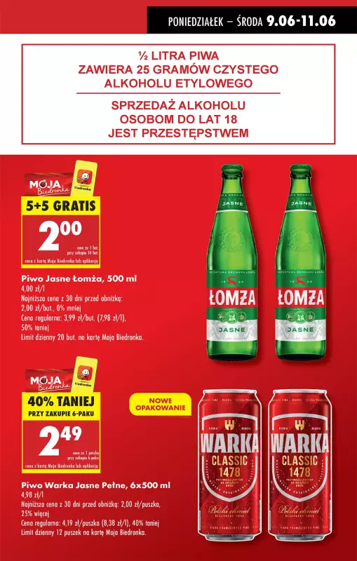 Biedronka - gazetka promocyjna Od poniedziałku, Z ladą tradycyjną od poniedziałku 09.06 do niedzieli 15.06 - strona 11