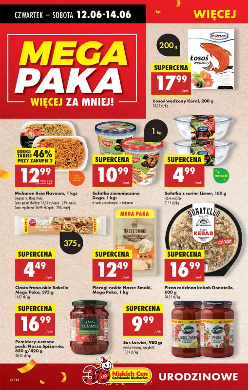 Biedronka - gazetka promocyjna Od czwartku, Z ladą tradycyjną od czwartku 12.06 do środy 18.06 - strona 34