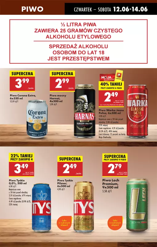 Biedronka - gazetka promocyjna Od czwartku, Z ladą tradycyjną od czwartku 12.06 do środy 18.06 - strona 57