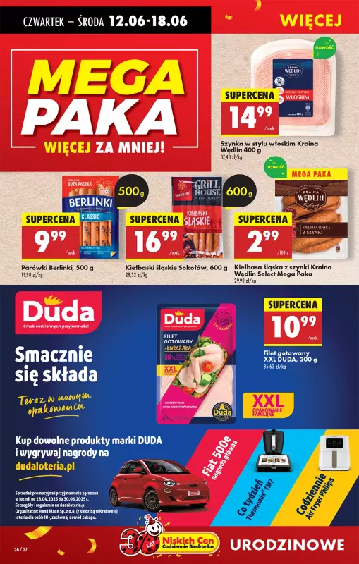 Biedronka - gazetka promocyjna Od czwartku, Z ladą tradycyjną od czwartku 12.06 do środy 18.06 - strona 32