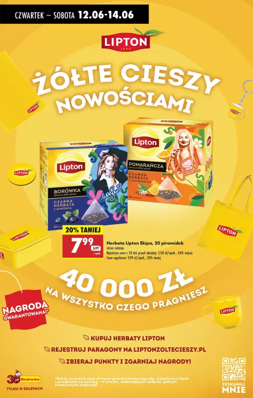 Biedronka - gazetka promocyjna Od czwartku, Z ladą tradycyjną od czwartku 12.06 do środy 18.06 - strona 47