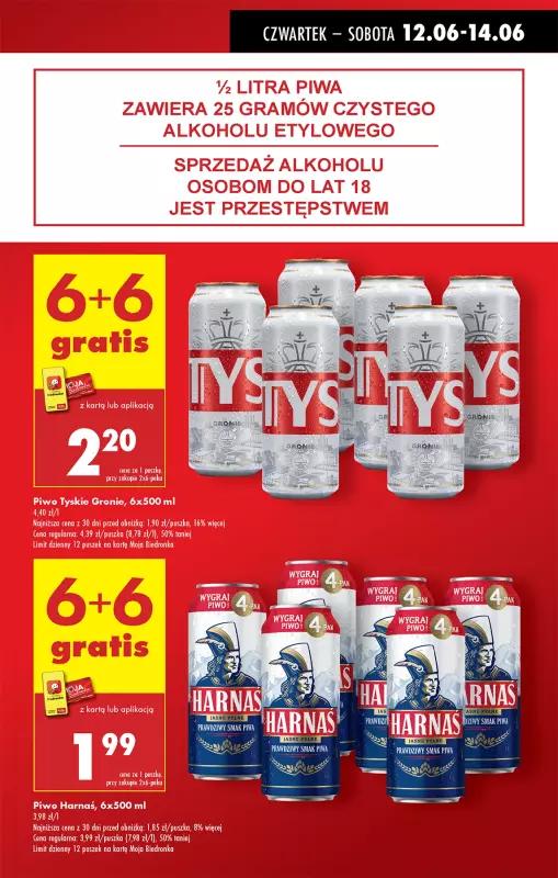 Biedronka - gazetka promocyjna Od czwartku, Z ladą tradycyjną od czwartku 12.06 do środy 18.06 - strona 13