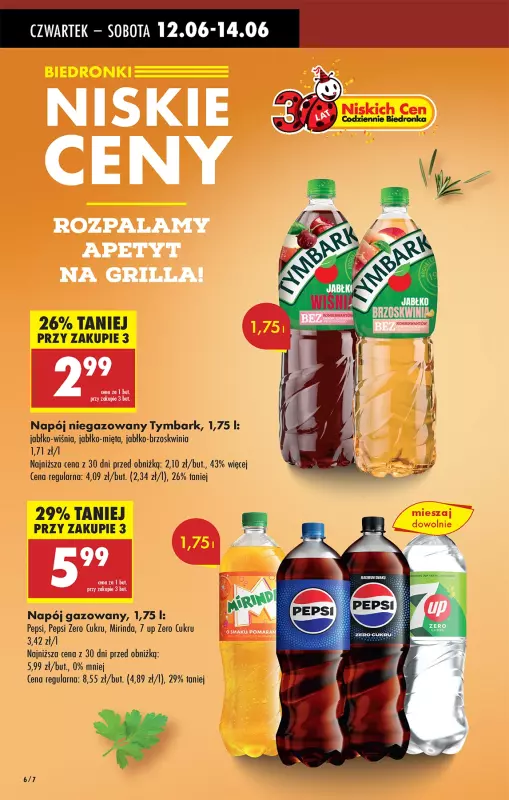 Biedronka - gazetka promocyjna Od czwartku, Z ladą tradycyjną od czwartku 12.06 do środy 18.06 - strona 6