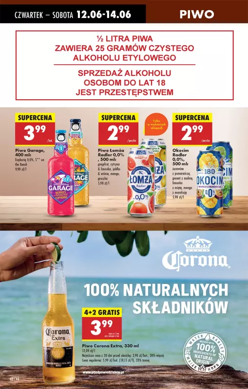 Biedronka - gazetka promocyjna Od czwartku, Z ladą tradycyjną od czwartku 12.06 do środy 18.06 - strona 56
