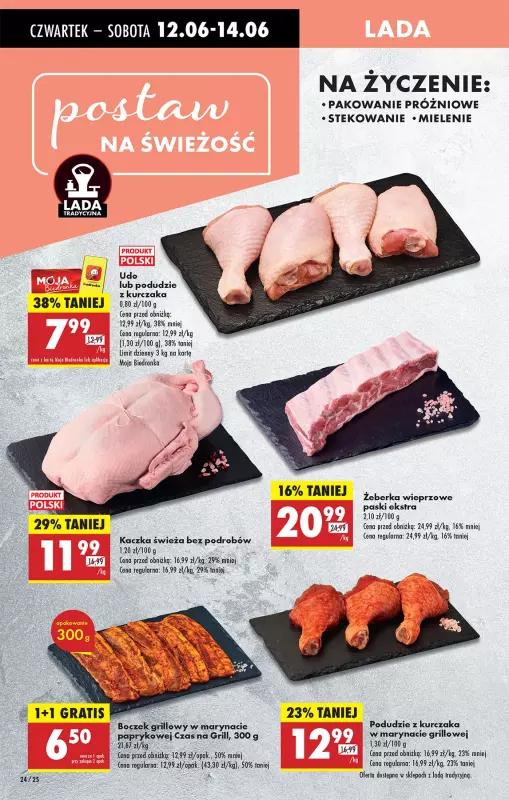 Biedronka - gazetka promocyjna Od czwartku, Z ladą tradycyjną od czwartku 12.06 do środy 18.06 - strona 30