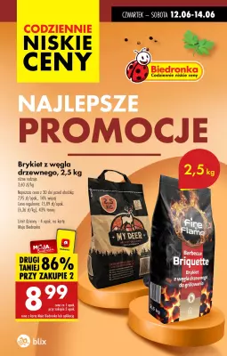 Biedronka - gazetka promocyjna Najlepsze promocje! od czwartku 12.06 do soboty 14.06