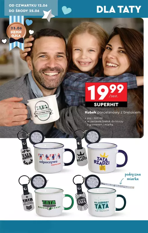 Biedronka - gazetka promocyjna Upominki na Dzień Taty - już od 9,99 zł   - strona 2
