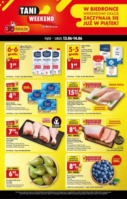 Biedronka - gazetka promocyjna Tani Weekend od piątku 13.06 do soboty 14.06