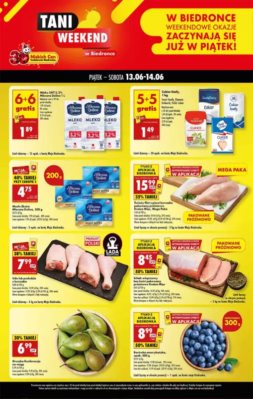 Biedronka - gazetka promocyjna Tani Weekend  