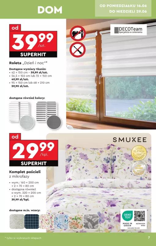 Biedronka - gazetka promocyjna Okazje tygodnia od soboty 14.06 do niedzieli 29.06 - strona 7
