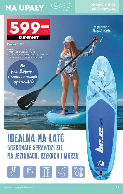 Biedronka - gazetka promocyjna Okazje tygodnia od soboty 14.06 do niedzieli 29.06 - strona 43