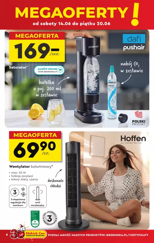 Biedronka - gazetka promocyjna Okazje tygodnia od soboty 14.06 do niedzieli 29.06 - strona 6