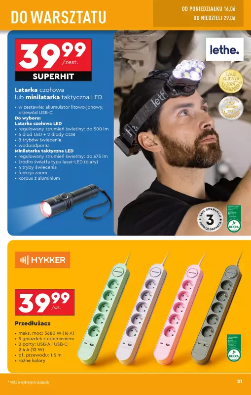 Biedronka - gazetka promocyjna Okazje tygodnia od soboty 14.06 do niedzieli 29.06 - strona 21