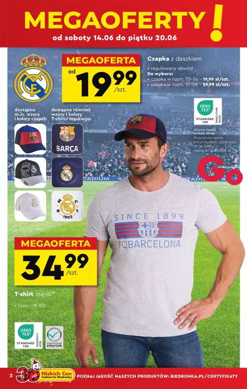 Biedronka - gazetka promocyjna Okazje tygodnia od soboty 14.06 do niedzieli 29.06 - strona 2