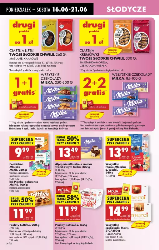 Biedronka - gazetka promocyjna Od poniedziałku od poniedziałku 16.06 do niedzieli 22.06 - strona 50
