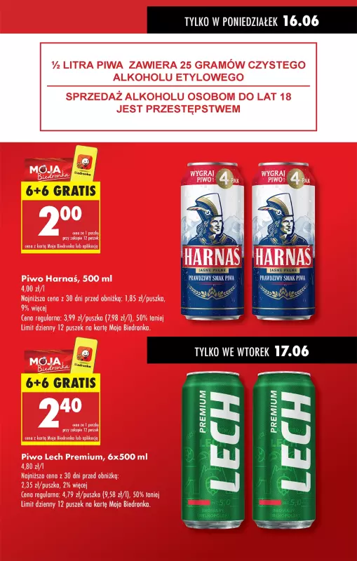 Biedronka - gazetka promocyjna Od poniedziałku od poniedziałku 16.06 do niedzieli 22.06 - strona 13