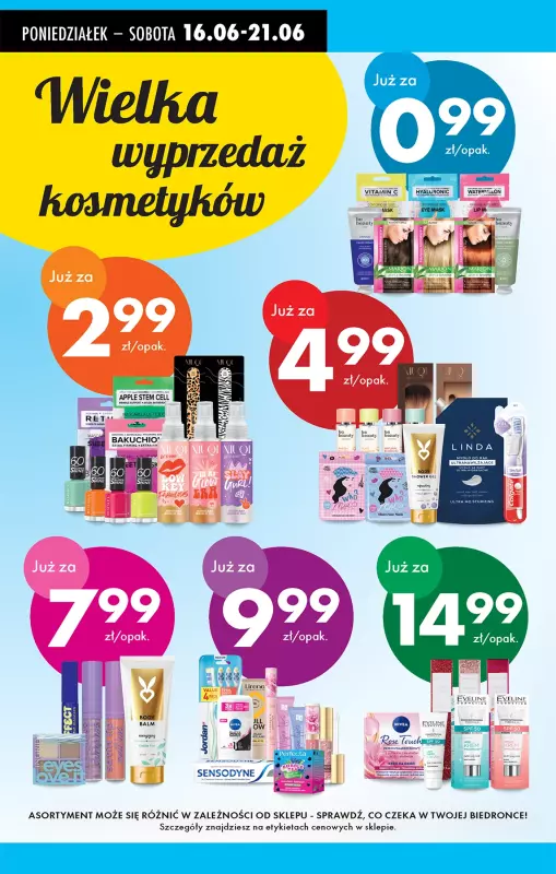 Biedronka - gazetka promocyjna Od poniedziałku od poniedziałku 16.06 do niedzieli 22.06 - strona 63