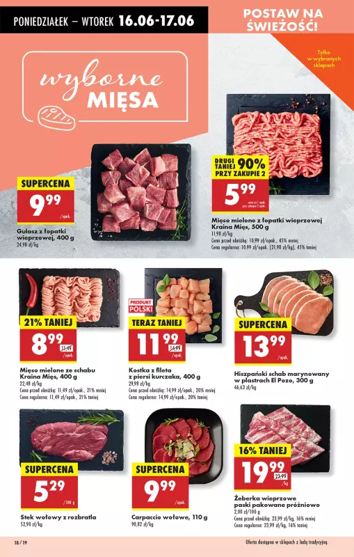 Biedronka - gazetka promocyjna Od poniedziałku, Z ladą tradycyjną od poniedziałku 16.06 do niedzieli 22.06 - strona 24