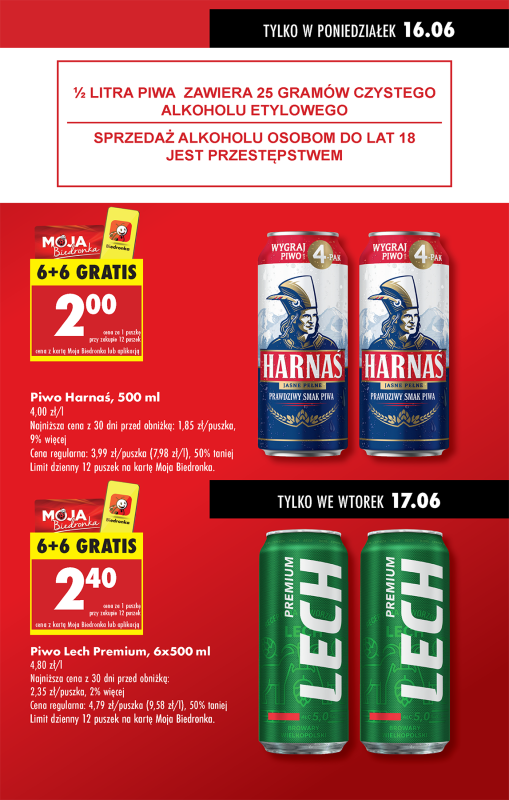 Biedronka - gazetka promocyjna Od poniedziałku, Z ladą tradycyjną od poniedziałku 16.06 do niedzieli 22.06 - strona 11