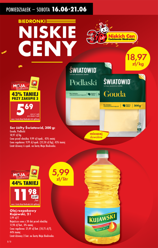 Biedronka - gazetka promocyjna Od poniedziałku, Z ladą tradycyjną od poniedziałku 16.06 do niedzieli 22.06 - strona 4