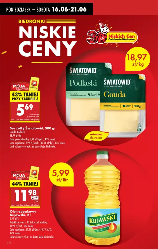 Biedronka - gazetka promocyjna Od poniedziałku, Z ladą tradycyjną od poniedziałku 16.06 do niedzieli 22.06 - strona 4