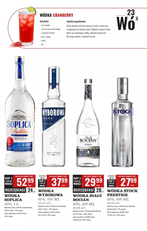 Biedronka - gazetka promocyjna Czas na toast od poniedziałku 16.06 do niedzieli 29.06 - strona 23