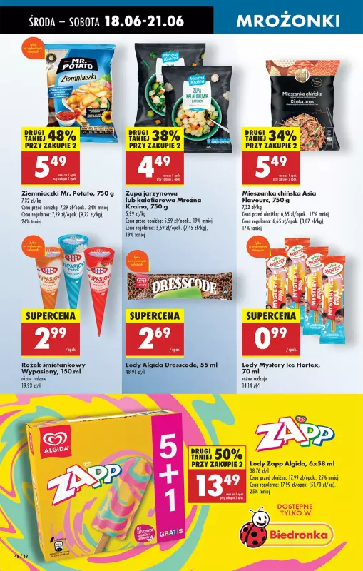 Biedronka - gazetka promocyjna Od środy od środy 18.06 do wtorku 24.06 - strona 52