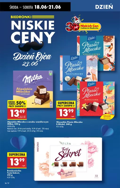 Biedronka - gazetka promocyjna Od środy od środy 18.06 do wtorku 24.06 - strona 18