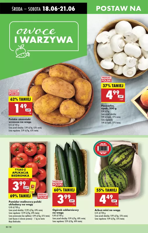 Biedronka - gazetka promocyjna Od środy od środy 18.06 do wtorku 24.06 - strona 24