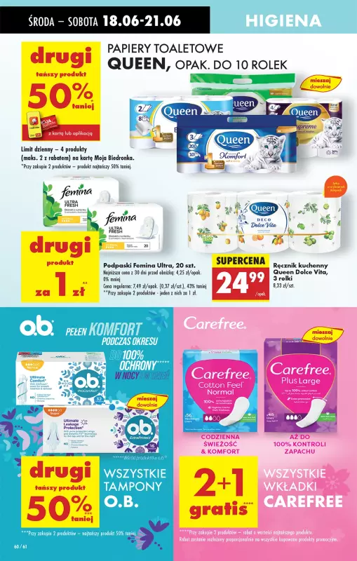Biedronka - gazetka promocyjna Od środy od środy 18.06 do wtorku 24.06 - strona 66