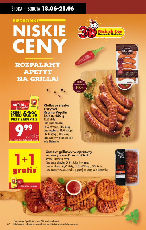 Biedronka - gazetka promocyjna Od środy, Z ladą tradycyjną od środy 18.06 do wtorku 24.06 - strona 4