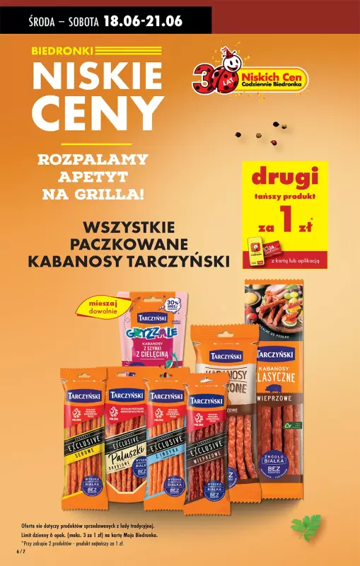 Biedronka - gazetka promocyjna Od środy, Z ladą tradycyjną od środy 18.06 do wtorku 24.06 - strona 6
