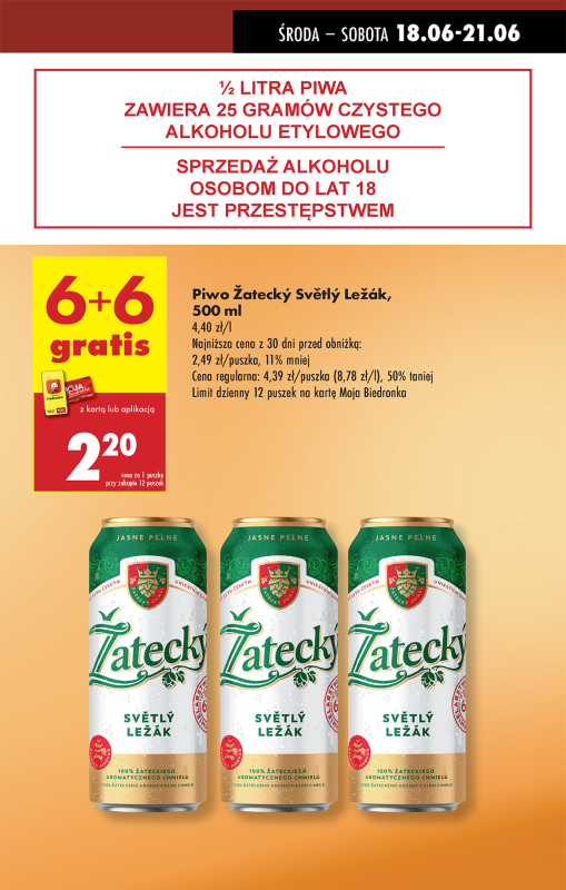 Biedronka - gazetka promocyjna Od środy, Z ladą tradycyjną od środy 18.06 do wtorku 24.06 - strona 11