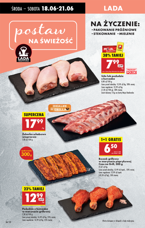 Biedronka - gazetka promocyjna Od środy, Z ladą tradycyjną od środy 18.06 do wtorku 24.06 - strona 28